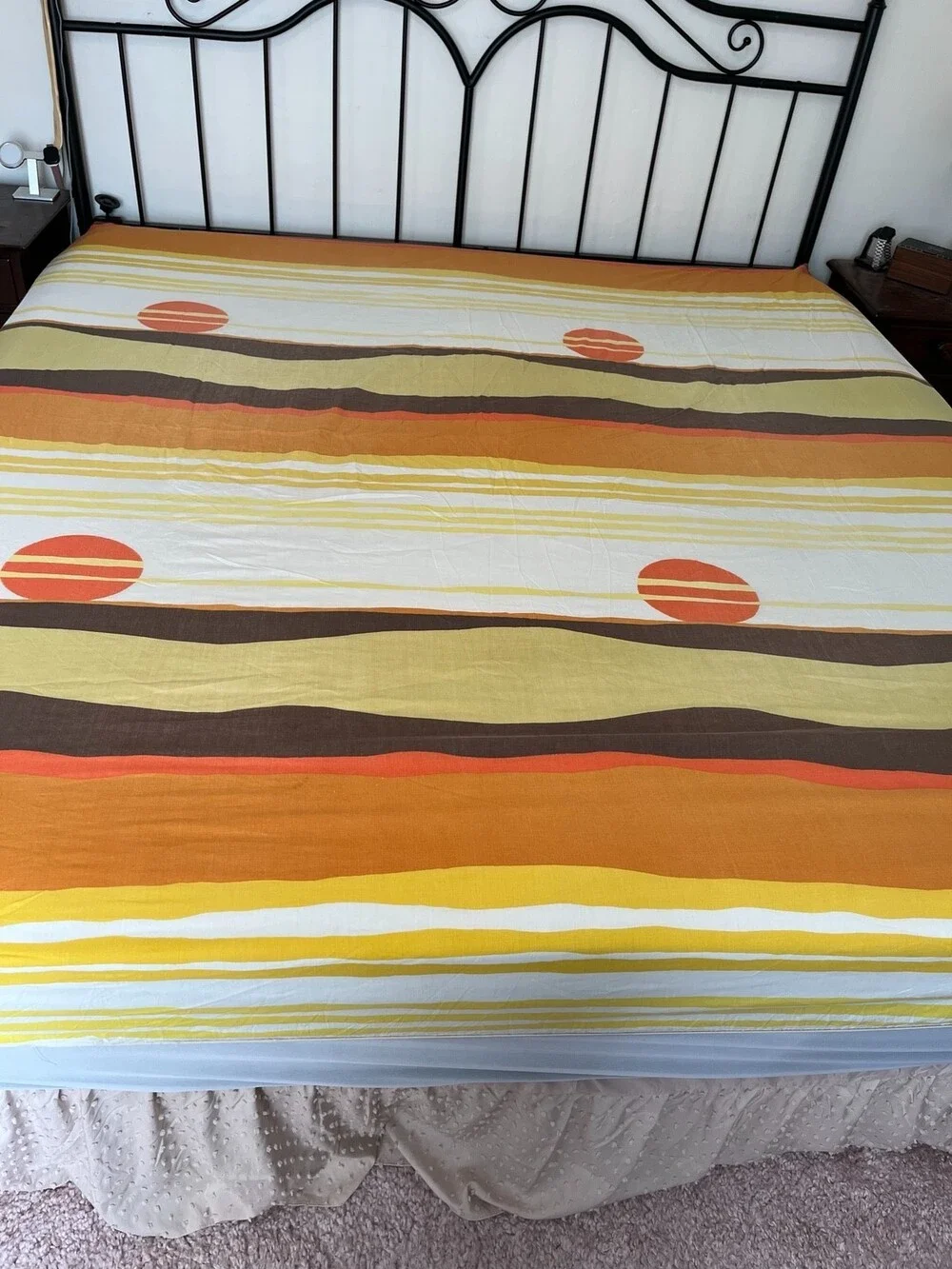VTG Burlington Sunset Desert King Fitted Bed Sheet 2 Pillowcases Stranger Things